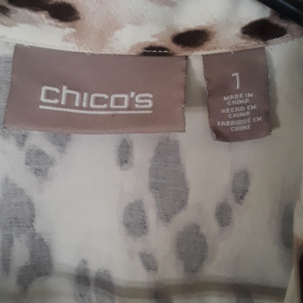 Chico's Animal Print Jacket - Picture 4 of 6